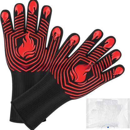 BBQ Heat Resistant Silicone Gloves