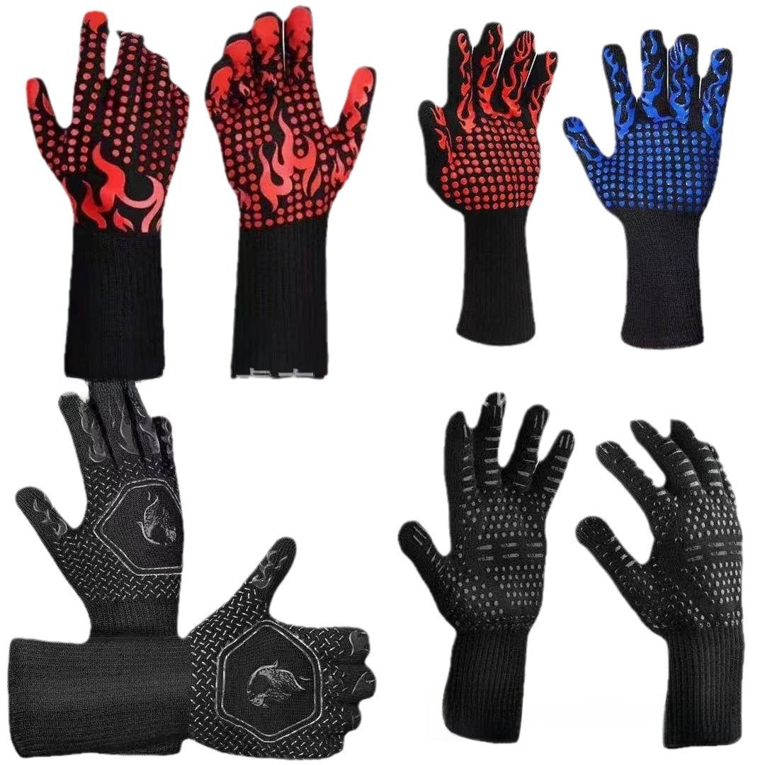 BBQ Heat Resistant Silicone Gloves