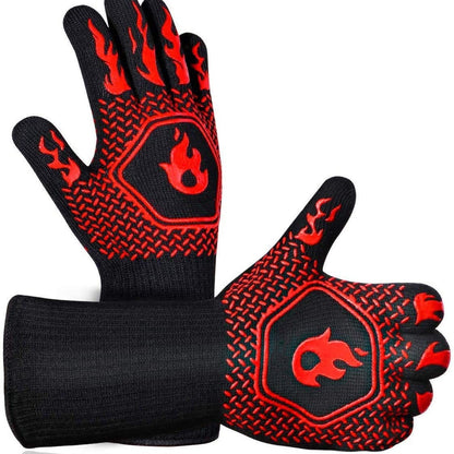BBQ Heat Resistant Silicone Gloves