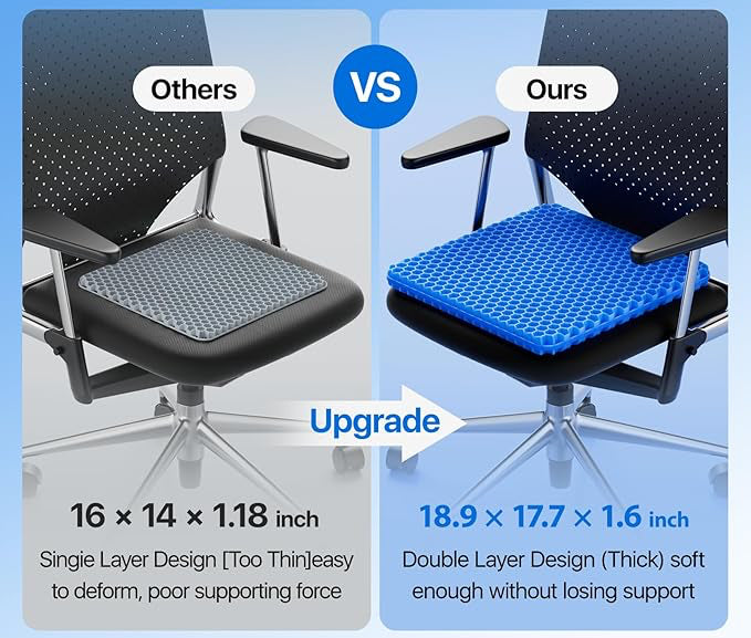 Aqora Premium Gel Seat Cushion