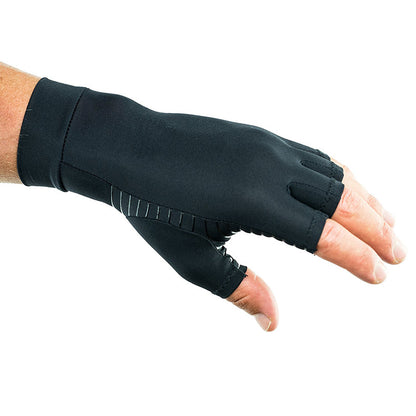 Copper Fiber Half Finger Compression Gloves