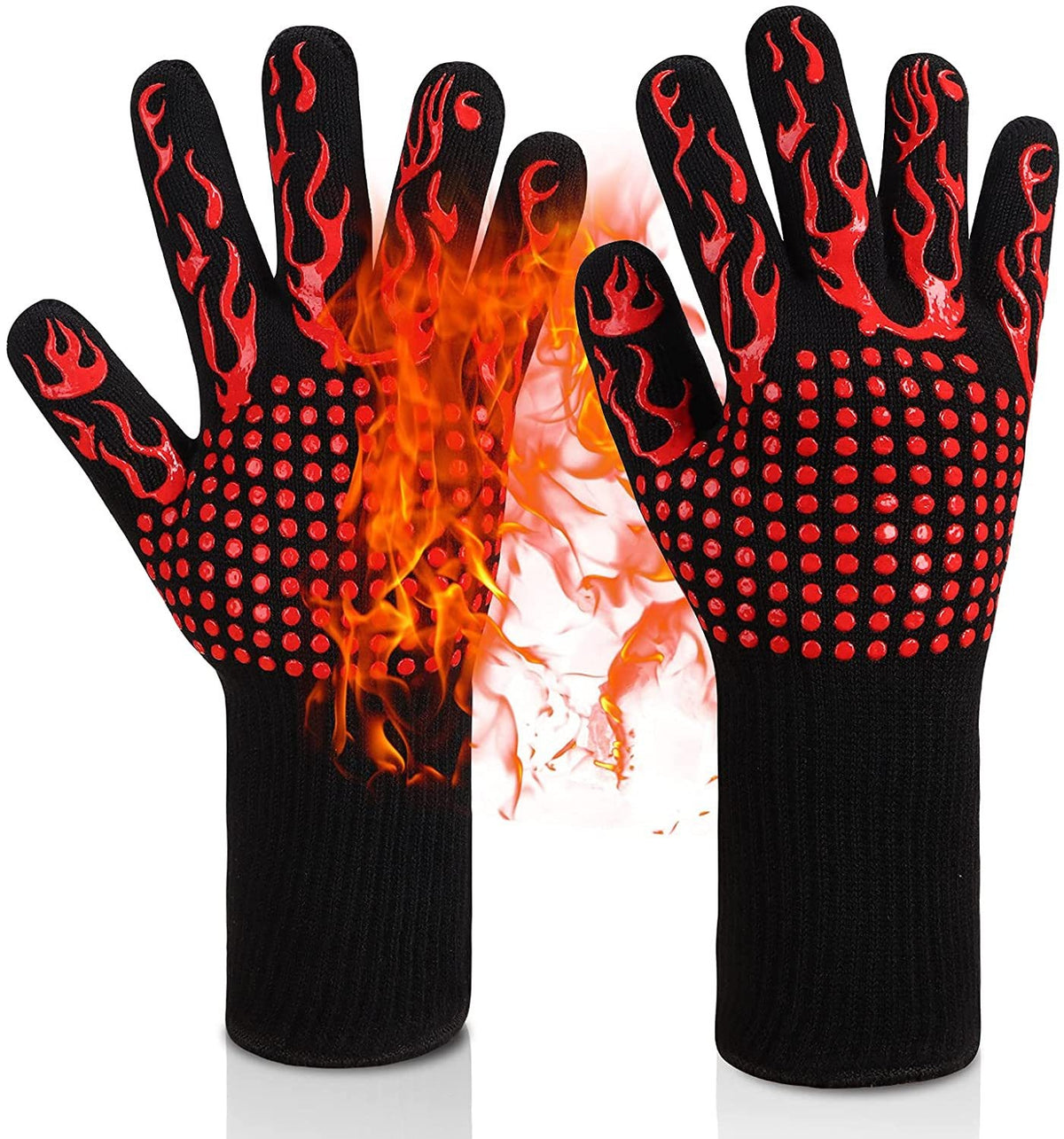 BBQ Heat Resistant Silicone Gloves
