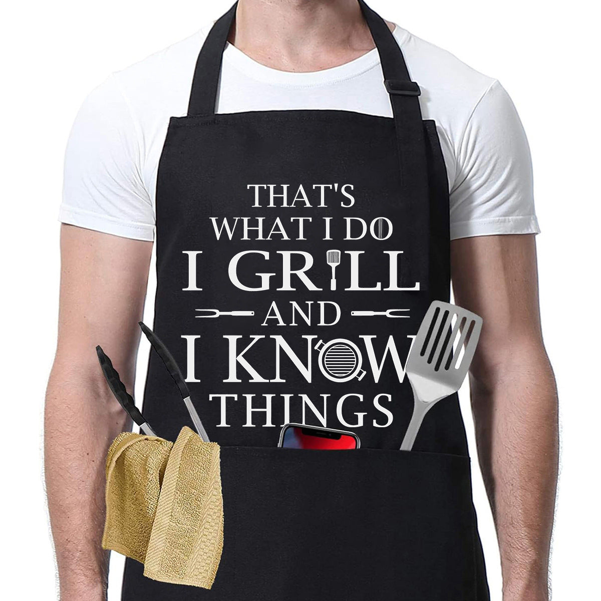 BBQ Apron with Pockets