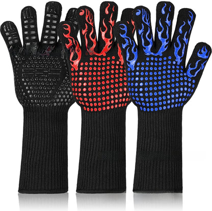BBQ Heat Resistant Silicone Gloves